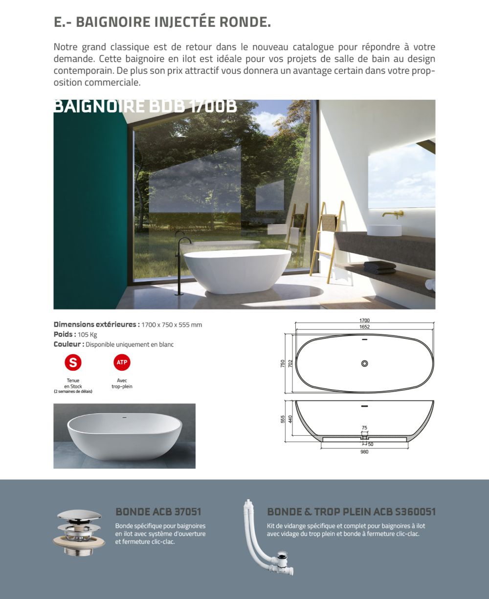 Baignoires ASKA v2 Baignoires ASKA v2
